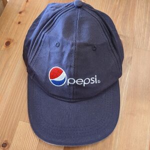 2010s Pepsi Logo Branded Dark Blue Baseball Cap